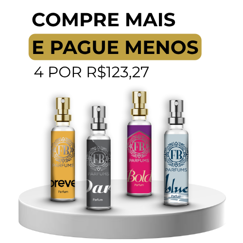 Kit com 4 perfumes (5% desconto no pix)